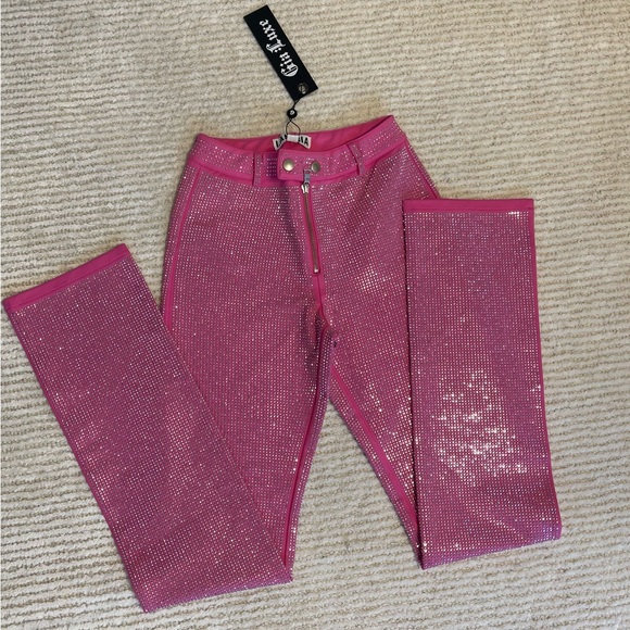 I.AM.GIA Pink Glitter Pantsuit - Picture 16 of 16